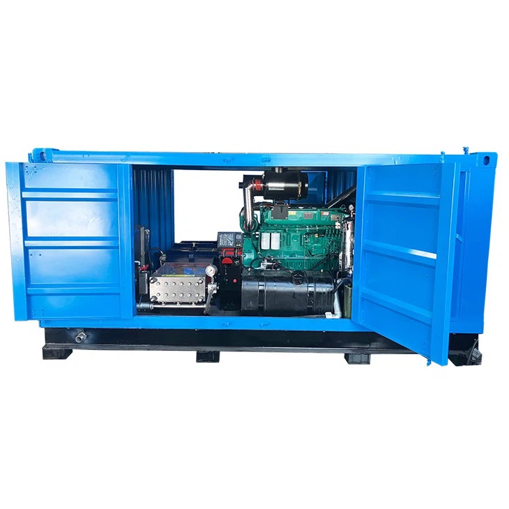 22000Psi ইন্ডাস্ট্রিয়াল টিউব ক্লিনিং হাইড্রো ব্লাস্টিং মেশিন