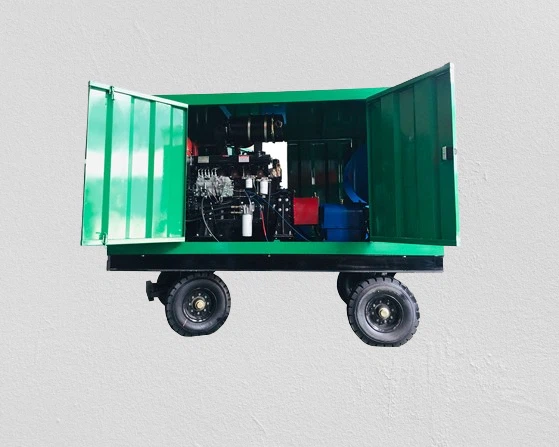 উচ্চ চাপের জলের বড় নর্দমা লাইন পরিষ্কার করার সরঞ্জাম