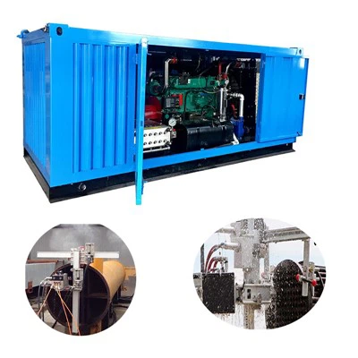 20000psi হিট এক্সচেঞ্জার স্বয়ংক্রিয় পরিষ্কারের হাইড্রো ব্লাস্টিং সিস্টেম