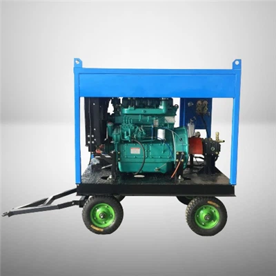 500 বার ডিজেল ইঞ্জিন উচ্চ চাপ হাইড্রো জেটিং মেশিন